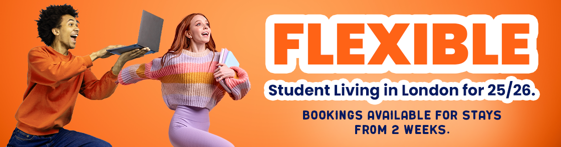 flexible student living in London for 25/26
