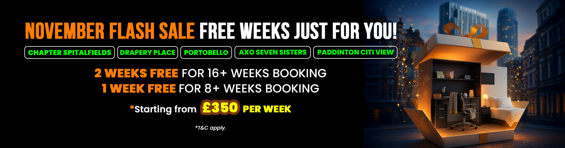 Winter intake Deals in London for 25/26